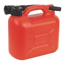 Red Plastic Fuel Can 5 Litre